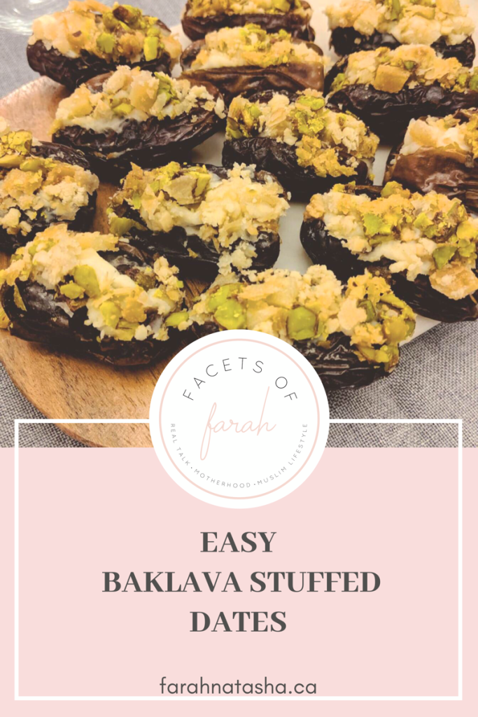 Easy Baklava Stuffed Dates
